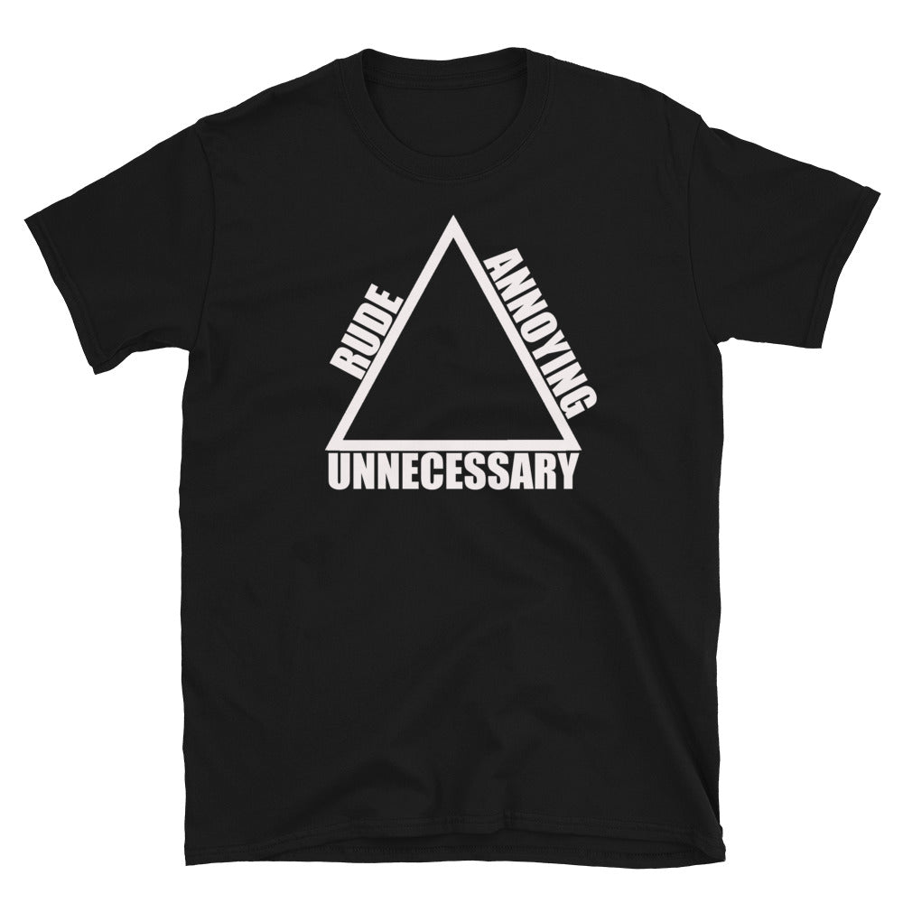 Short-Sleeve Triangle White Logo