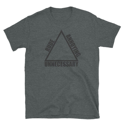 Short-Sleeve Triangle White Logo