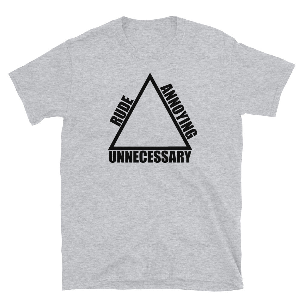 Short-Sleeve Triangle White Logo