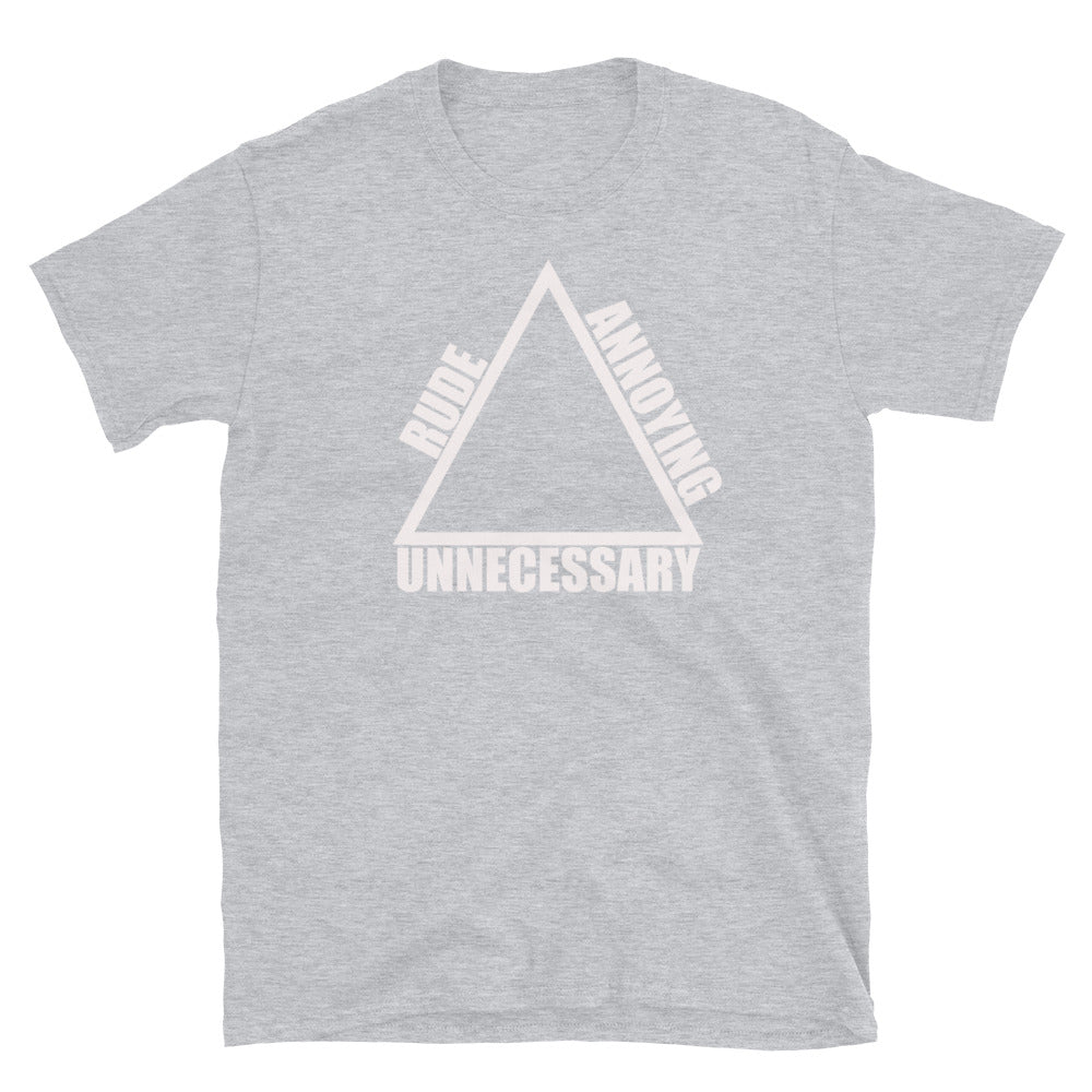 Short-Sleeve Triangle White Logo