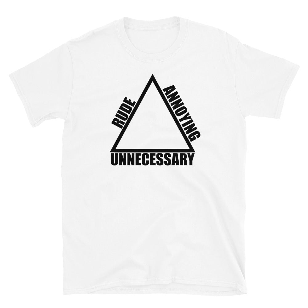 Short-Sleeve Triangle White Logo