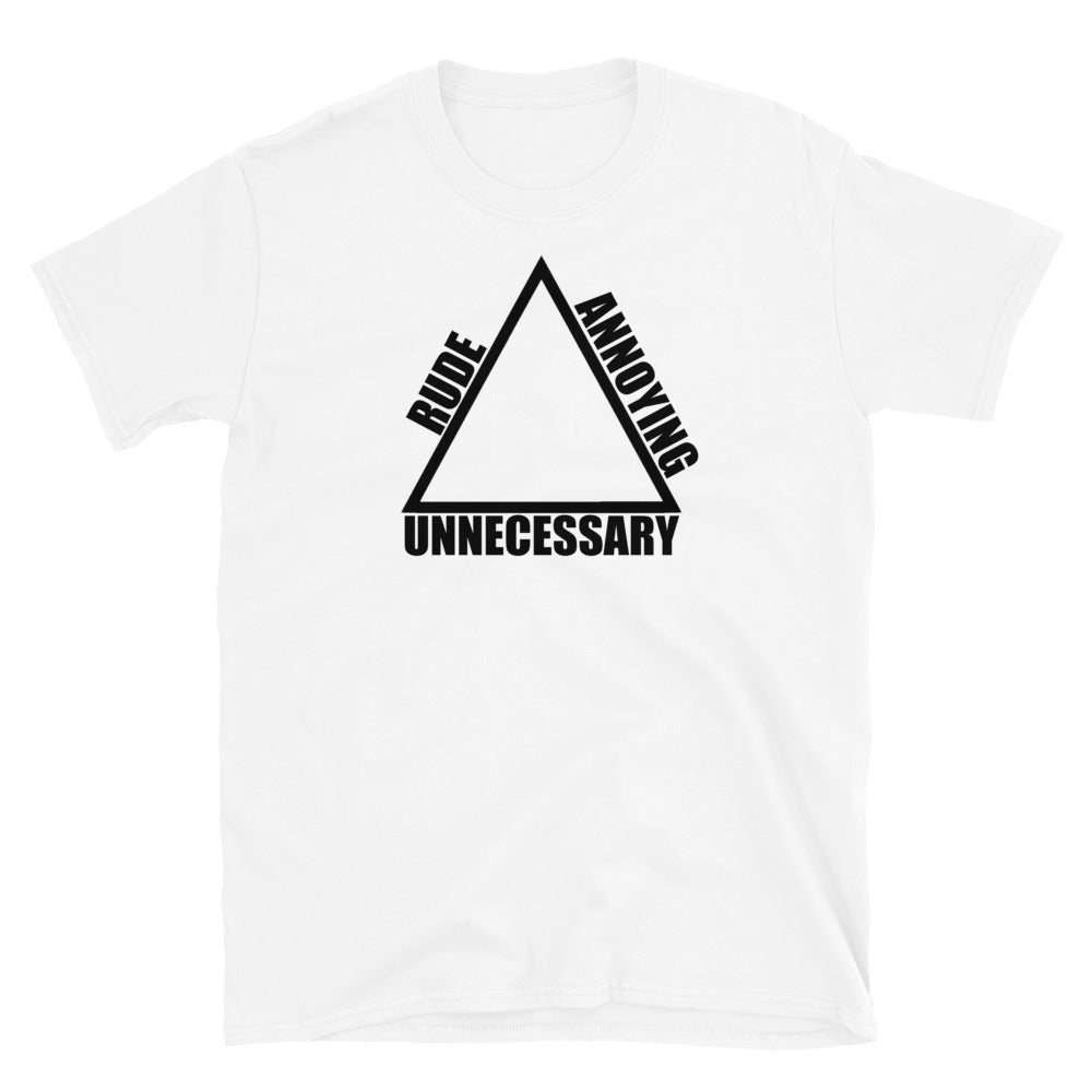 Women's Short-Sleeve Triangle Black